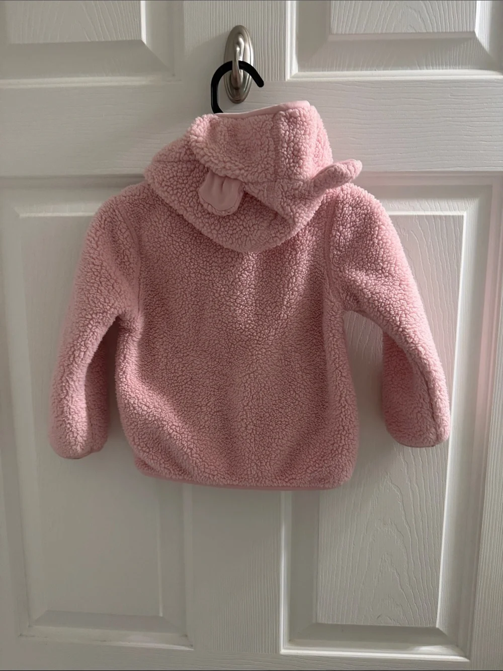 wonder nation Light Pink Sherpa Zip Hoodie